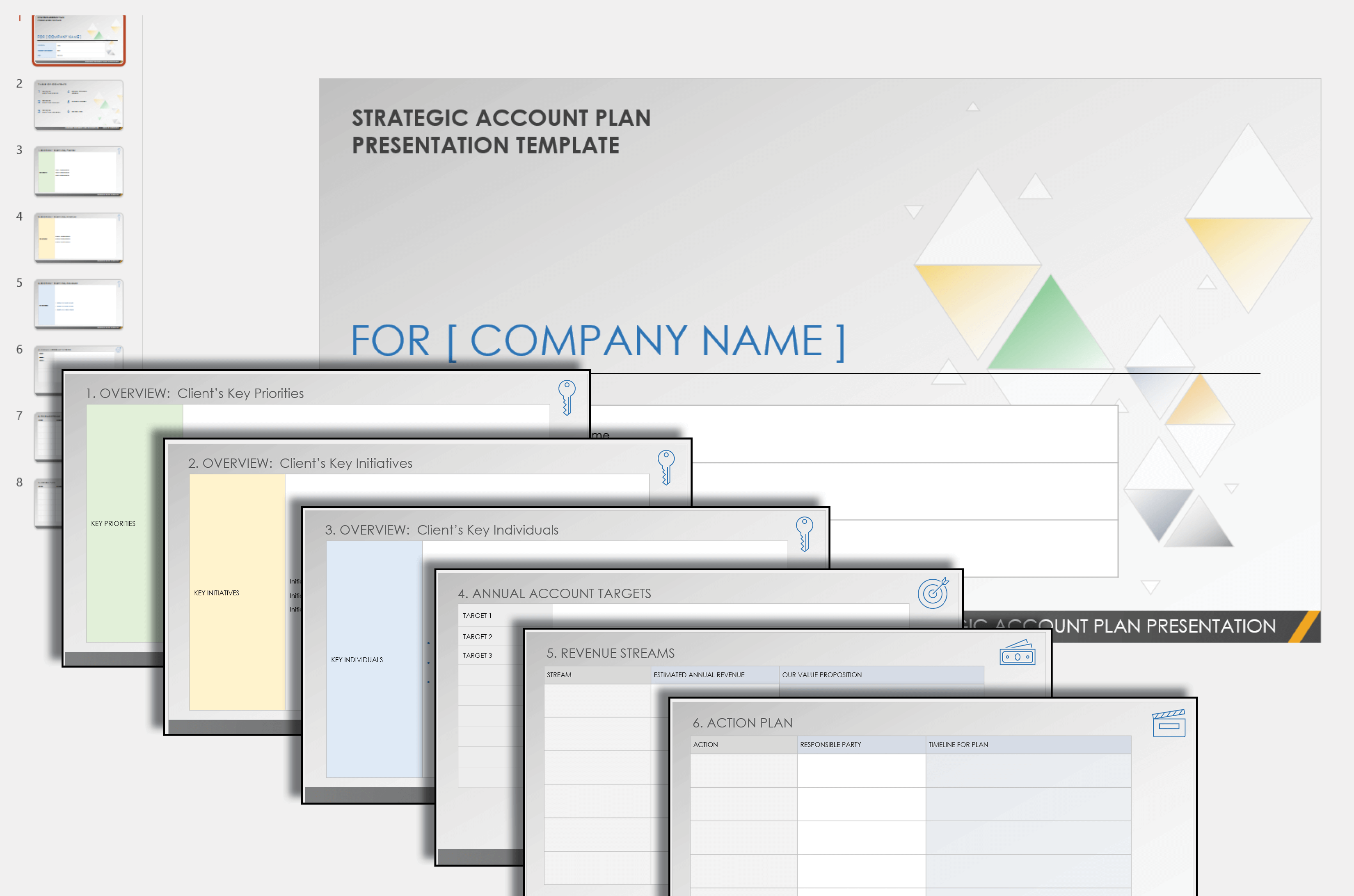 Strategic Account Plan Presentation Template