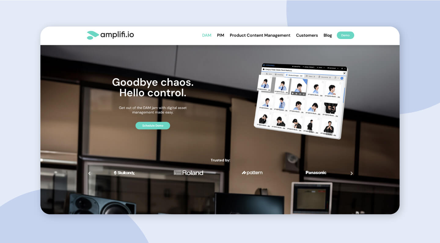 Amplifi.io is a comprehensive DAM software solution.
