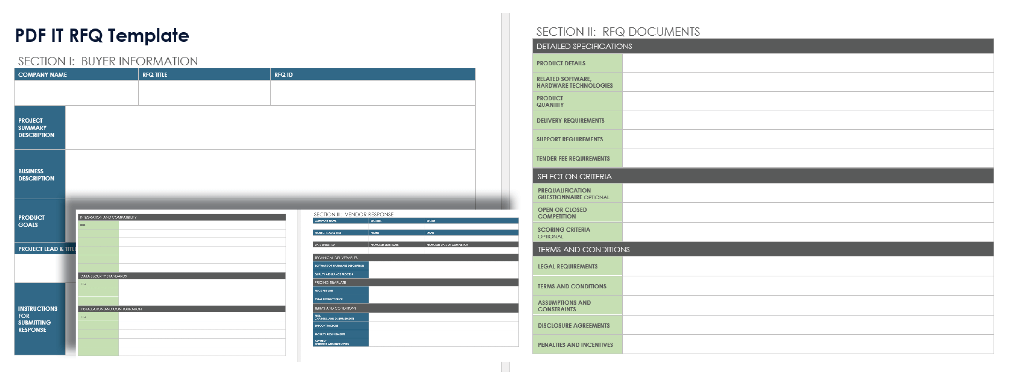 PDF IT RFQ Template