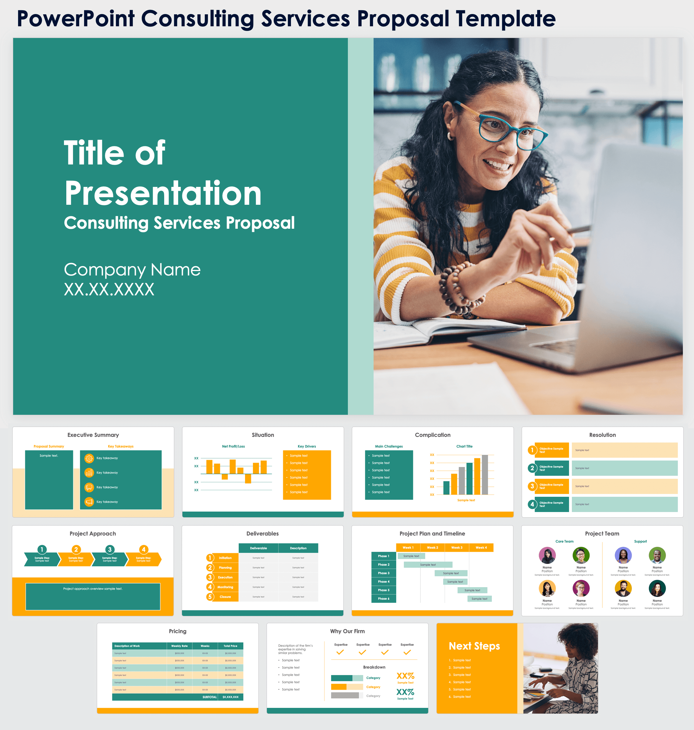 PowerPoint Consulting Services Proposal Template Powerpoint