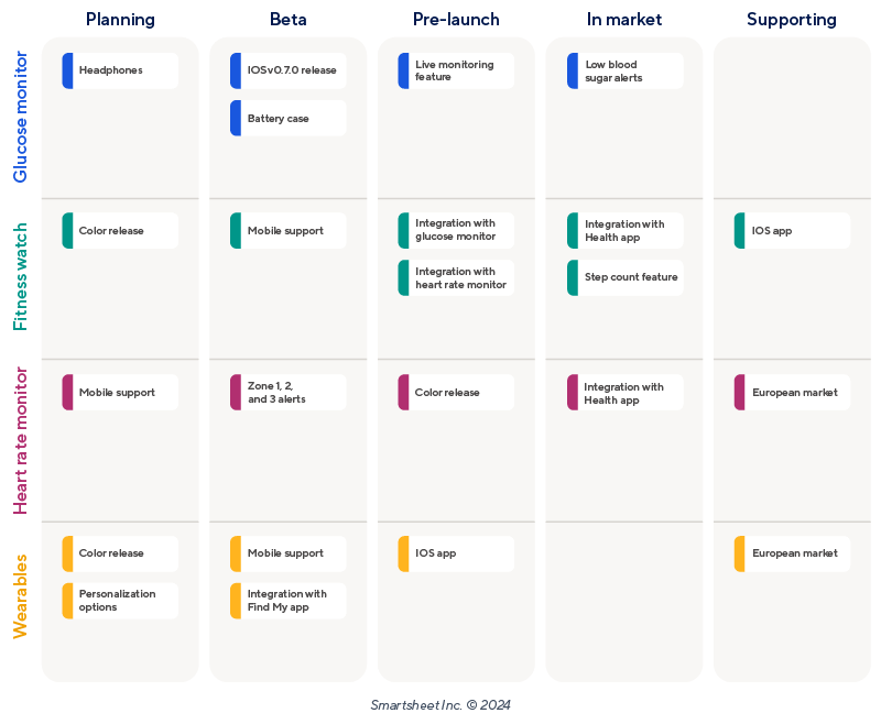 product portfolio roadmap