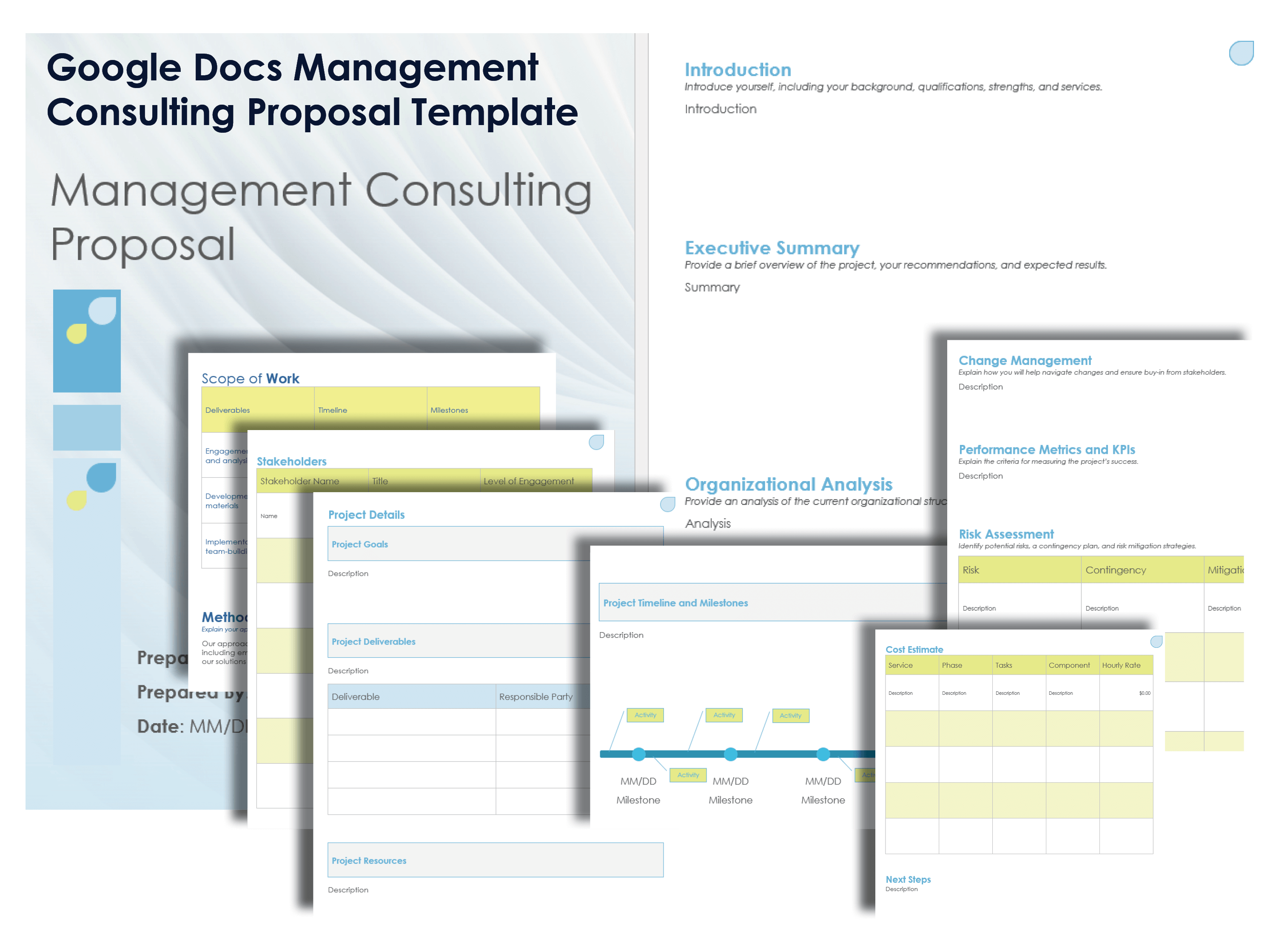 Google Docs Management Consulting Proposal Template