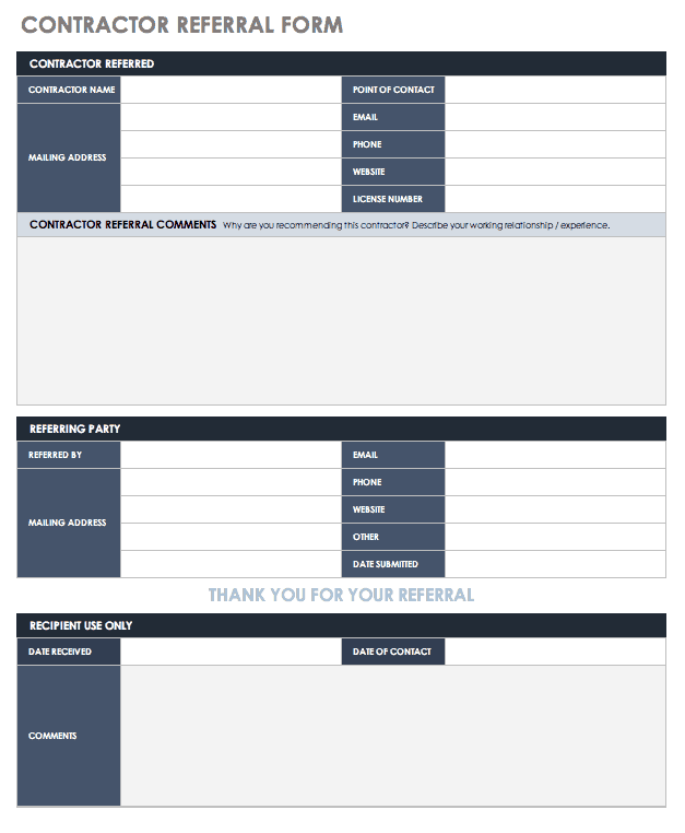 Contractor Referral Form