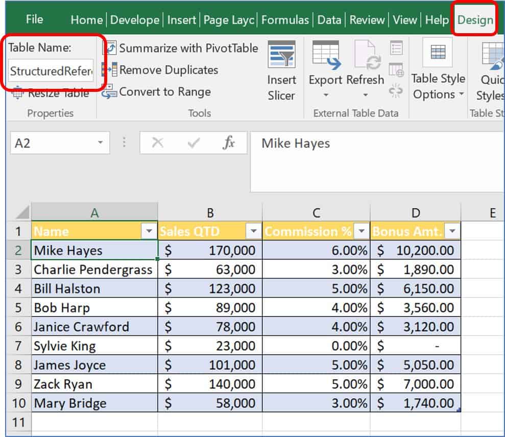 VLOOKUP table name example