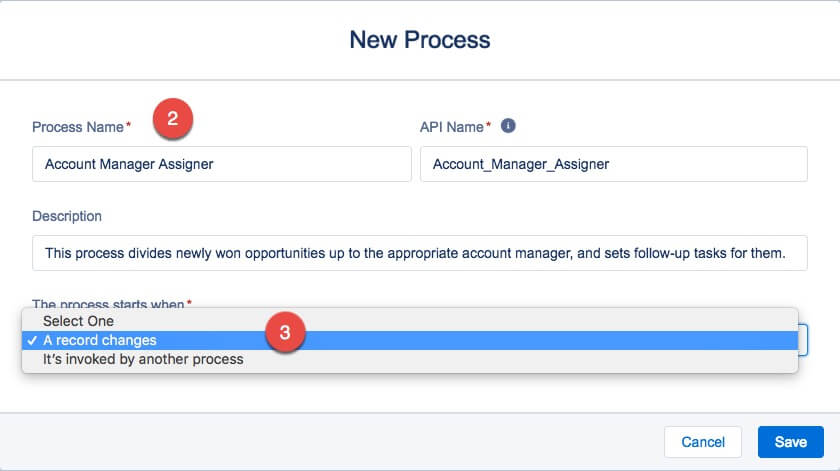 salesforce workflow new process