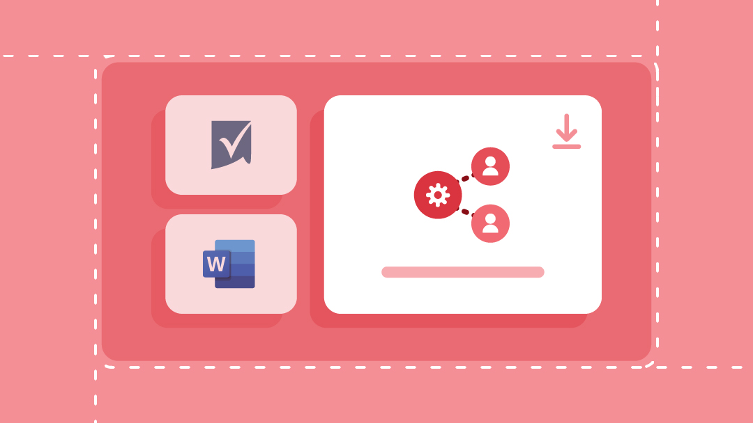 Template download icons for Smartsheet