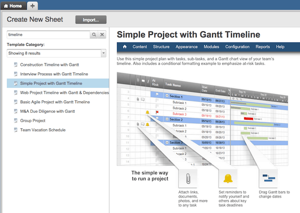 How to make a Gantt chart